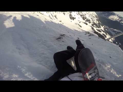 Snowboard FAIL at crystal mountain