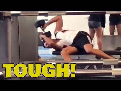 TOUGH PEOPLE AT THE GYM - GYM FAILS 2018