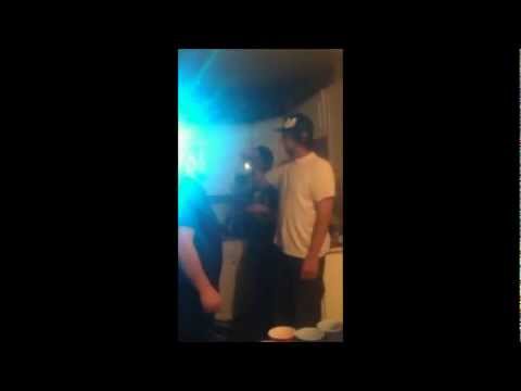 Drunk College Kid Falls After Chugging Whiskey