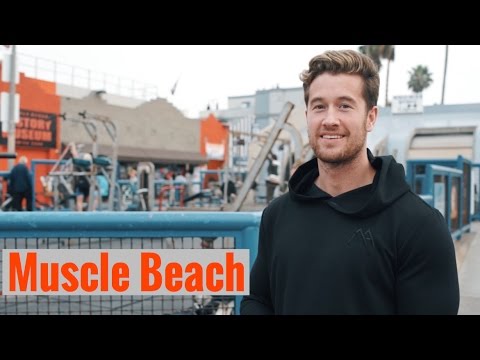 Muscle Beach Fail - Ya He's Peeing..
