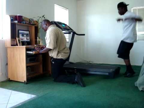 treadmill falls