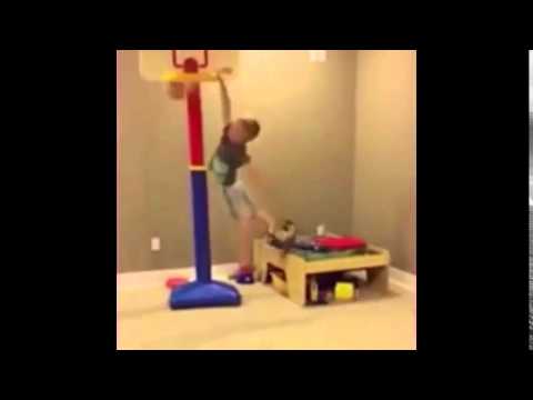 Little kid basketball funny fail :D