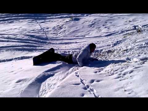 Funny Epic snowboard fail