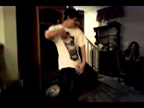 College Guy Doing A Drunk Dubstep Dance